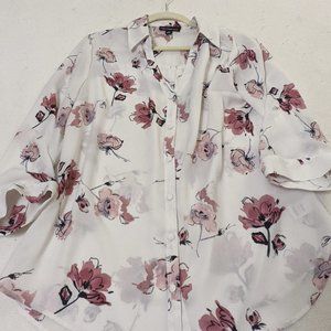 Stitchfix Fortune + Ivy Christelle Covered Button Blouse XL